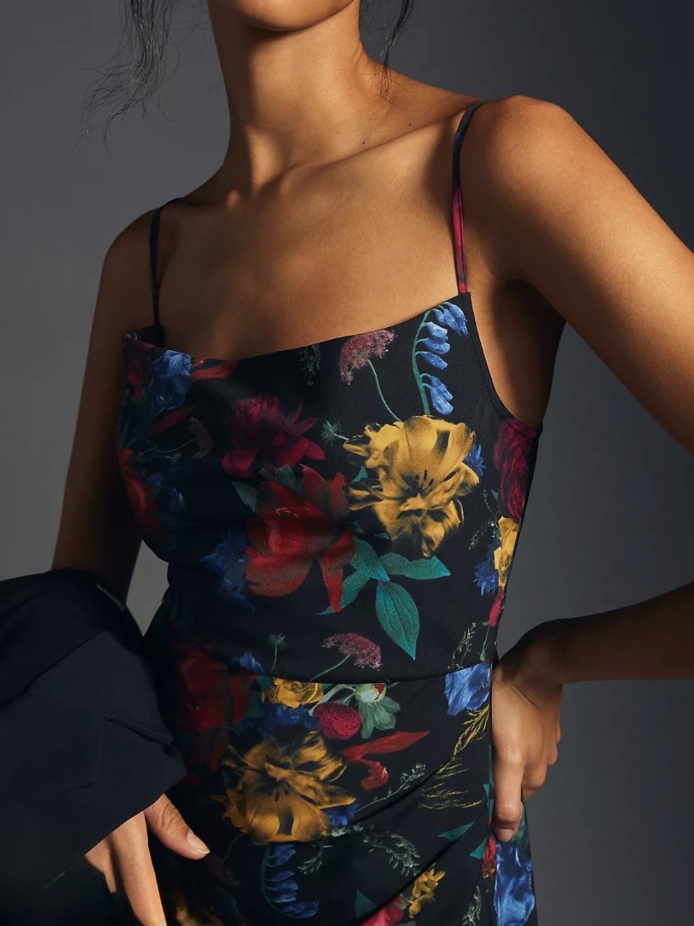 Anthropologie Hutch Floral Pleated Maxi Dress Size 16W New - Picture 2 of 10